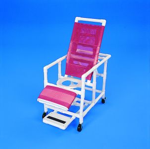 PVC 5-Position Reclining Shower Chair